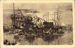 VINTAGE POSTCARD Nieuport The Chanel