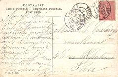 VINTAGE POSTCARD F Of Chattel Dutch Landscape Windmill