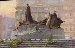 POSTAL Praga Husuv Pomnik de la VENDIMIA