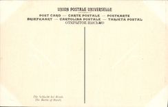 VINTAGE POSTCARD Philippoteaux Battles De Rivoli Versailles Versailles January 14th, 1797