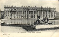 CPA Versailles Facade Cote De La Terrasse