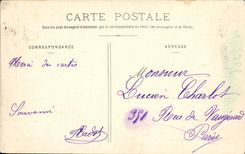 VINTAGE POSTCARD Versailles the Castle Large Trianon Conveys of the Count de Chambord