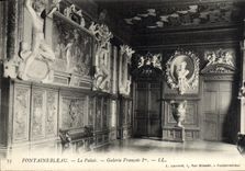 CPA Fontainebleau Le Palais Galerie Francois 1er