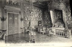 CPA Palais De Fontainebleau Le Palais Chambre De Marie Antoinette