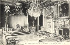 CPA Fontainebleau Le Palais La Salle Du Trone
