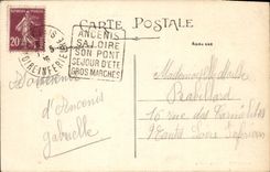 VINTAGE POSTCARD Ancenis the Castle Of Hardly Taken In North