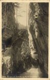 VINTAGE POSTCARD Falls De I' Areuse Pierre Suspended