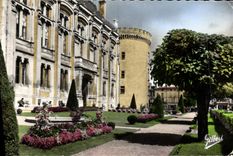 MODERN CARD Angouleme Gardens De I' Town hall and turn of Marguerite de Valois