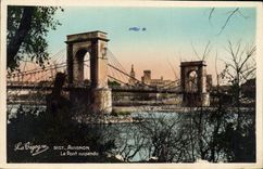 MODERN CARD Avignon the Suspended bridge