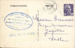 El castillo D Amboise de la POSTAL de la VENDIMIA lleva a pañero de Amboise de la calcetería del prestigio de Huberto de la cámara acorazada Saint