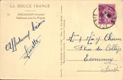 CPA Arcachon Ralliement Pour Les Regates Bateaux