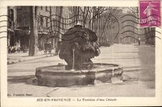 CPA Aix En Provence La Fontaine Deau Chaude