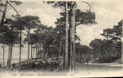 VINTAGE POSTCARD Round Arcachon Point Of the Cornice