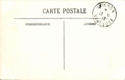 POSTAL Avignon de la VENDIMIA el lugar De I' Horloge