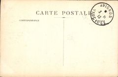 Calle de Avignon Frontage De I' Hotel De Crillon de la POSTAL de la VENDIMIA de la masa