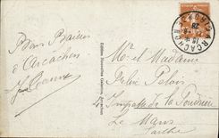 CPA Arcachon Cote D'Argent La Plage Et Les Villas