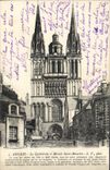 CPA Angers La Cathedrale Et Montee Saint Maurice