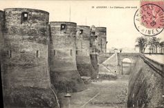 CPA Angers Le Chateau Cote Nord