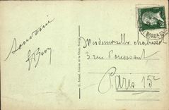 VINTAGE POSTCARD Bordeaux the Church co. Cross