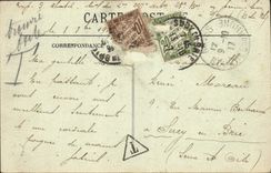 Paredes del External de Avignon de la POSTAL de la VENDIMIA