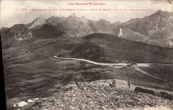 VINTAGE POSTCARD At the Top Of the Collar D' Aubisque Laths of Bazen and Gabizos