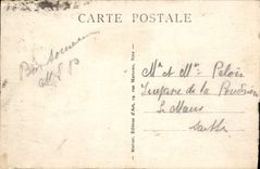 VINTAGE POSTCARD Antibes View taken of Garoupe