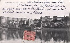 CPA Angers Quai Du Roi De Pologne