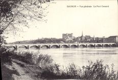 CPA Saumur Vue Generale Le Pont Cessard