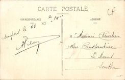CPA Angers L'entree du chateau