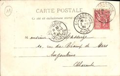 VINTAGE POSTCARD Falls Of the Aude Defile Of Pierre Lily