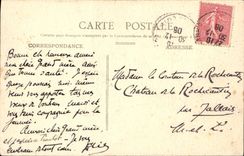 La POSTAL de la VENDIMIA encoleriza el pequeño castillo de los duques de Anjou y de la cámara acorazada