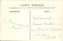 CPA Angers Vue Generale Et Coiffe De I'Anjou Folklore