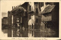 CPA Annecy Vieilles Maisons Sur Le Canal Du Thiou