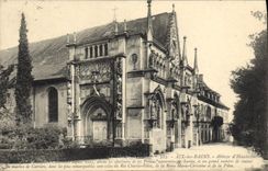 VINTAGE POSTCARD Aix Les Bains Abbey D' Hautecombe