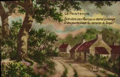 CPA Fantaisie Le Printemps