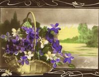 CPA Fantaisie Fleurs