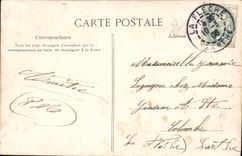 VINTAGE POSTCARD Fantaisie Woman Fishes sinning Folklore