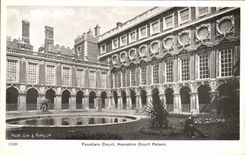 La POSTAL Foutain de la VENDIMIA funciona el hotel luxe del De del Hampton Court