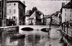 CPM Annecy Canal du Thiou et Palais de I'Isle
