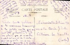 VINTAGE POSTCARD Parole Damour is Plus Soft Woman