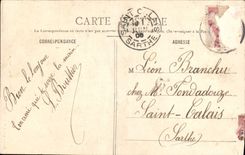 VINTAGE POSTCARD Happiness with the Fields Folklore