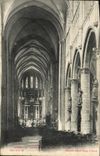 VINTAGE POSTCARD Ypres the Cathedral Holy Martin the nave