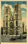 CPA Bruxelles Eglise Ste Gudule 