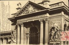 CPA Monaco Musee Oceanographique de L'Avant Corps Les groupes de Dussart 