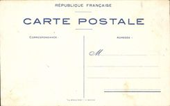 VINTAGE POSTCARD Town hall of Leuwen