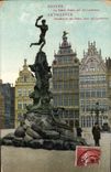 CPA Anvers La Statue Brabo Par Jef Lambeaux
