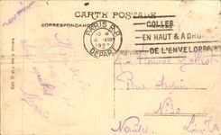 La POSTAL Amberes de la VENDIMIA vista como el cuervo vuela de los caminos