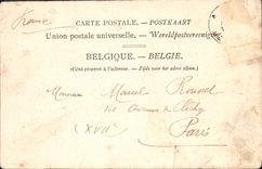 POSTAL de la VENDIMIA la flecha de la catedral de Amberes