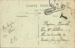 Castillo interior de la ampolla de Loire ch4ateau de la POSTAL de la VENDIMIA de la barrera