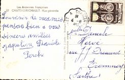 POSTAL MODERNA vida general de Regnault del castillo